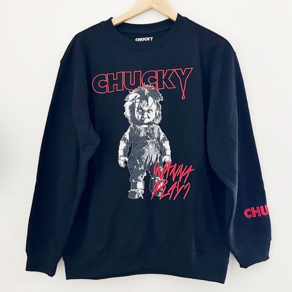 NWOT Chucky Wanna Play Graphic Sweatshirt
